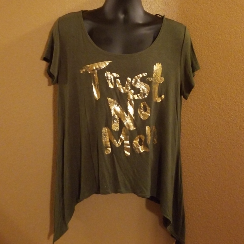 Green shirt
